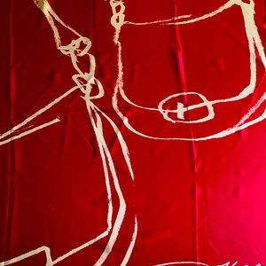 Tommy Hilfiger large pure silk scarf